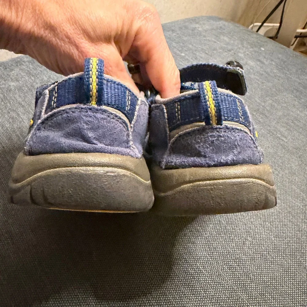 KEEN Newport H2 Kids Blue‎ Grey Yellow Waterproof Hiking Water Sandals